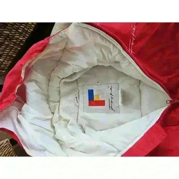 Vintage 90's Forte Women's Ski Jacket Size 10 Stunner Red - Picture 14 of 16